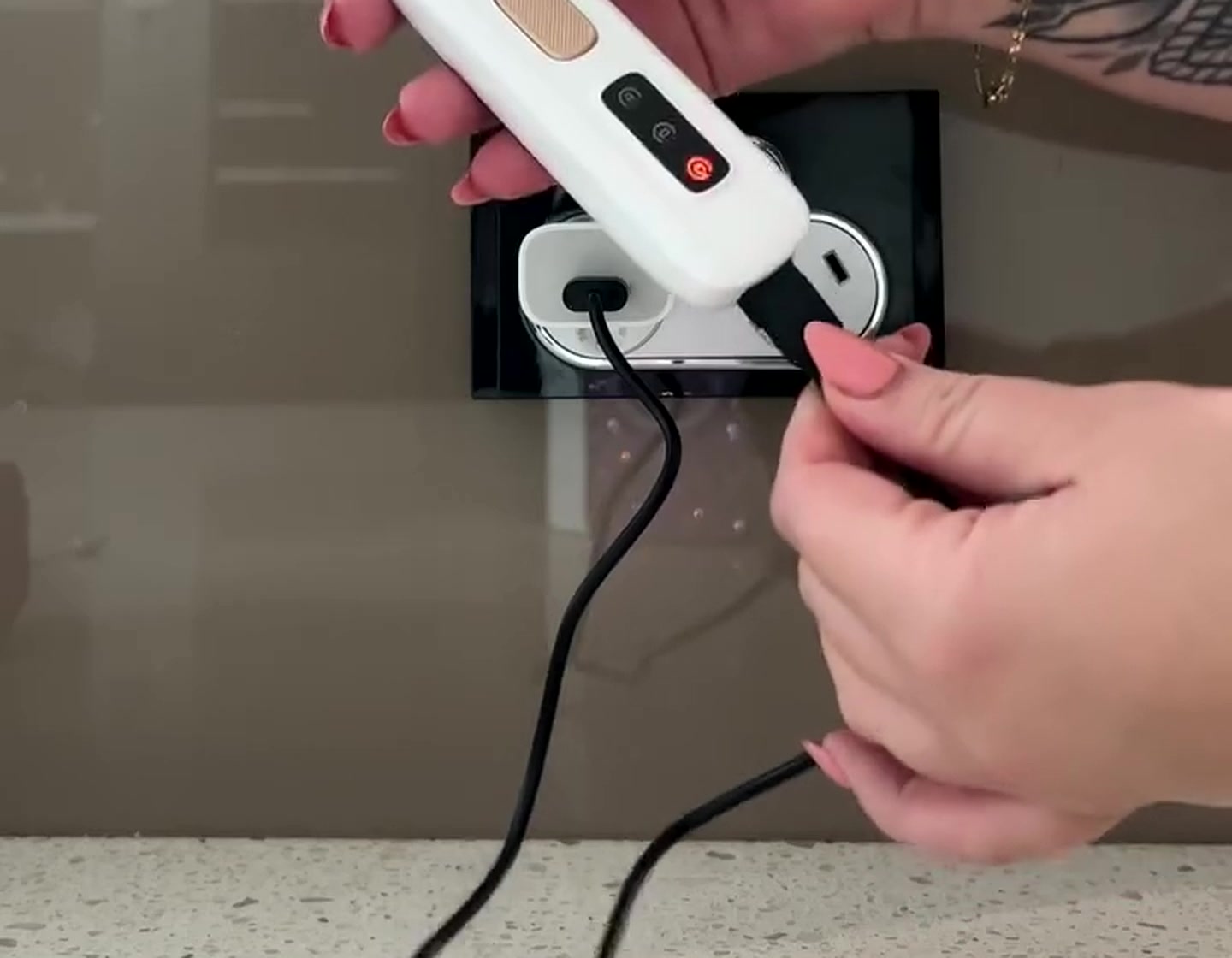 The P1 charging over USB-C